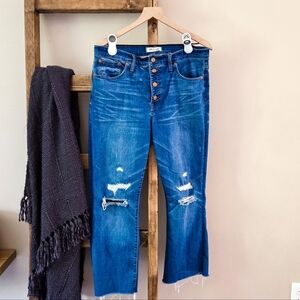 Madewell Cali Demi-Boot Jeans Medium Wash (Size 32)